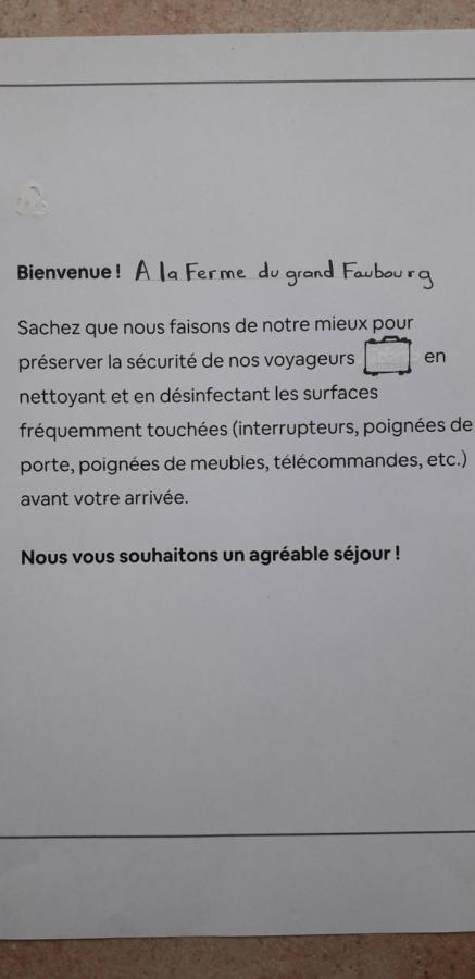 퐁-데-보 La Ferme Du Grand Faubourg B&B 외부 사진